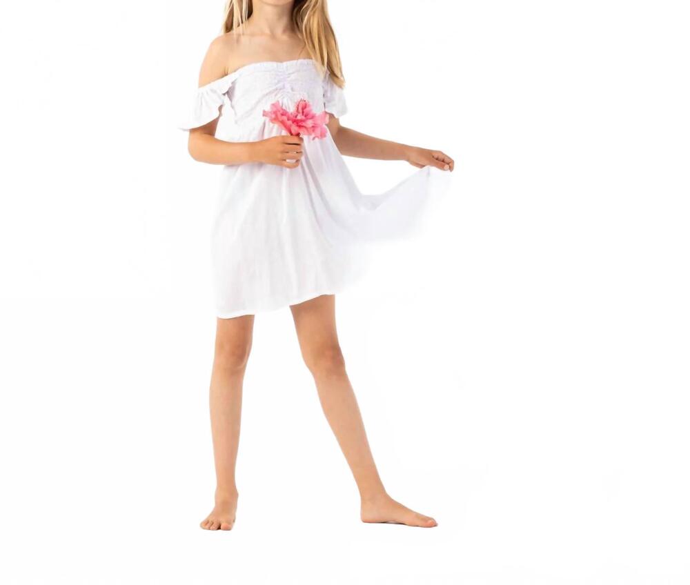 NEW TIARE HAWAII hollie dress in white